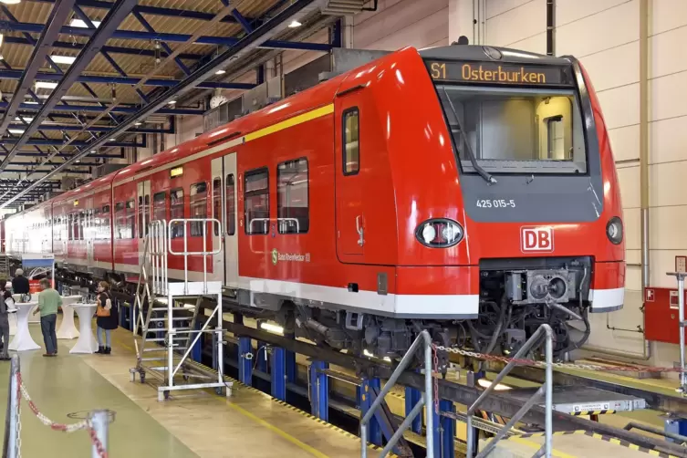 Die Werkstatt für die Fahrzeugflotte der S-Bahn Rhein-Neckar befindet sich in Ludwigshafen. 