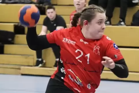 Mit den TSR-Frauen auf Platz eins: Johanna Gab