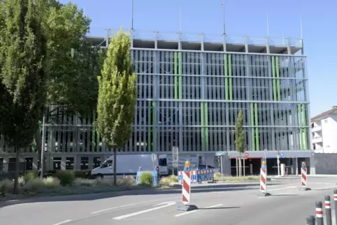 Das Wormser Parkhaus „Am Dom“.