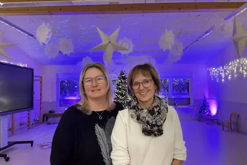 Ulrike Schattner (rechts) geht nach 46 Jahren in den Ruhestand. Die Leitung des Maßweiler Kindergartens übernimmt Carmen Jacob-B