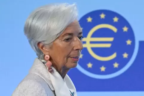  EZB-Chefin Christine Lagarde: Zinssenkungen sind derzeit kein Thema.