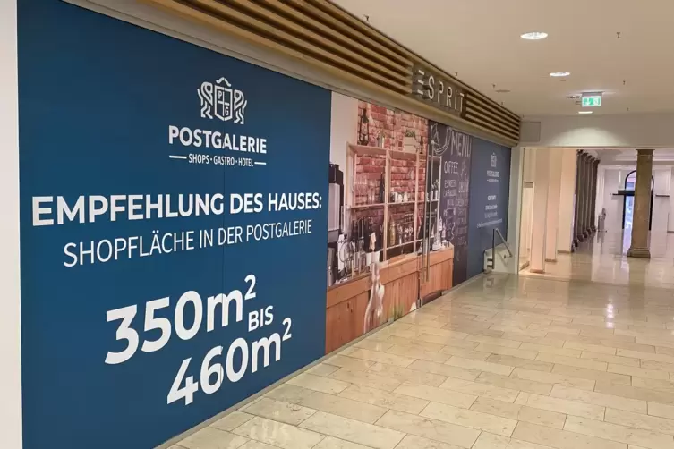 Ladenzeile: fr&uuml;here Leerst&auml;nde sollen der Vergangenheit angeh&ouml;ren. 