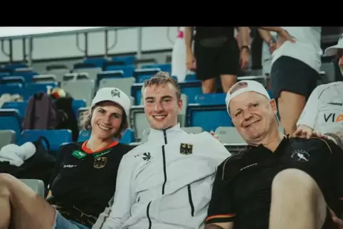 Vorfreude: Friederike, Luis und Johannes Höchemer (von links). 
