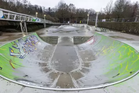Ist nun rund um die Uhr zu erreichen: die Skateanlage auf dem Gelände der Gartenschau.