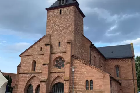 Die Klosterkirche in Enkenbach. 