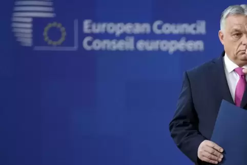 Verließ bei einem wichtigen Votum den Saal, um nicht abstimmen zu müssen: der ungarische Regierungschef Viktor Orban.