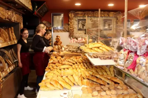 Hochbetrieb herrscht das ganze Jahr über in der Boulangerie-Pâtisserie in Haguenau – aber ganz besonders in der Adventszeit. 