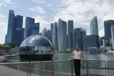 Anna Rapp in Singapur.