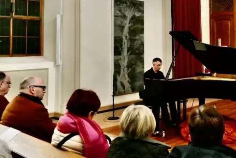 Daniel Seel interpretierte in Hornbach Werke von Wolfgang Amadeus Mozart und Franz Schubert. 