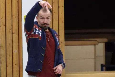 Hat ein neues Verteidigungskonzept mit seinem Team eingeübt, das wieder funktionierte: der Coach der VT Zweibrücken, Soeren Adom Hat ein neues Verteidigungskonzept mit seinem Team eingeübt, das wieder funktionierte: der Coach der VT Zweibrücken, Soeren Adom