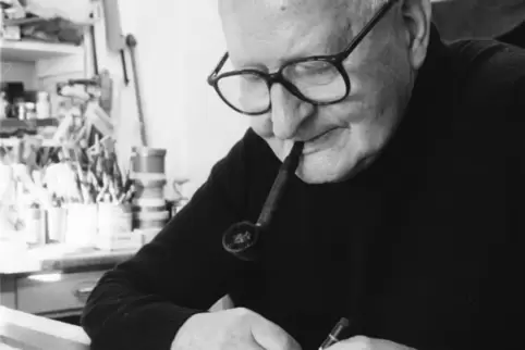 Musste wegen einer Kriegsverletzung mit links arbeiten: Karl Unverzagt. 