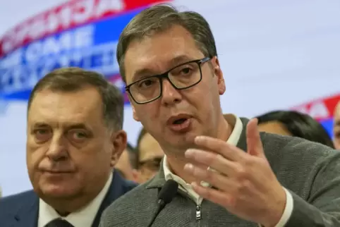 Die Partei von Serbiens Präsident Aleksandar Vucic ist als Siegerin aus den Parlamentswahlen hervorgegangen.