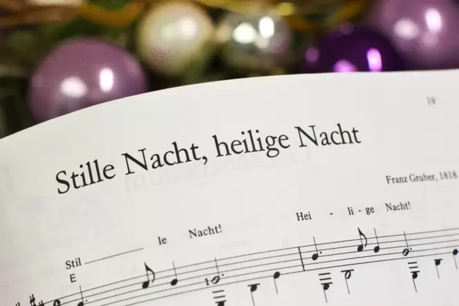Noten zum Weihnachtslied »Stille Nacht, heilige Nacht«