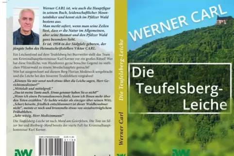 Der Einband des neuen Kriminalromans. 