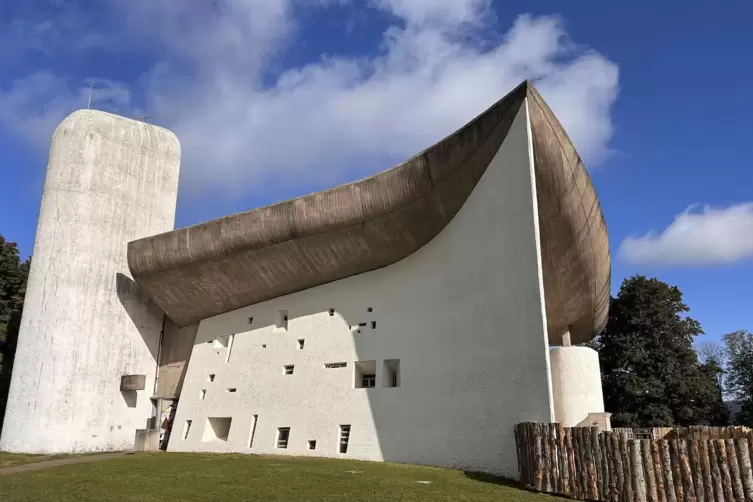 Sakralbau von Le Corbusier: Kapelle Notre-Dame du Haut.