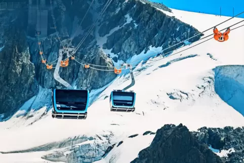 Der Glacier Ride ist die höchste Überquerung der Alpen und soll Touristen aus Übersee anlocken – denn dazu muss man nicht Skifah
