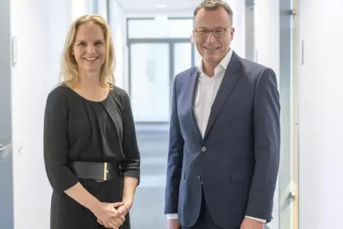 Neue Klinikum-Spitze: Vanessa Bähner und Jan Stanslowski.