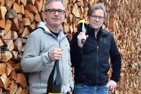 Sekt-Experten: Steffen Mugler (links) und Michael Andres.