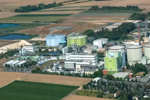 Südzucker-Werk in Neuoffstein. 