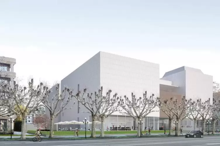 So soll es aussehen: das neue Museum Reinhard Ernst in Wiesbaden.