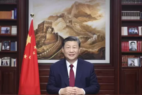 Die Wiedervereinigung mit Taiwan sei historisch unvermeidlich: Chinas Staatspräsident Xi Jinping in seiner Neujahrsansprache. 