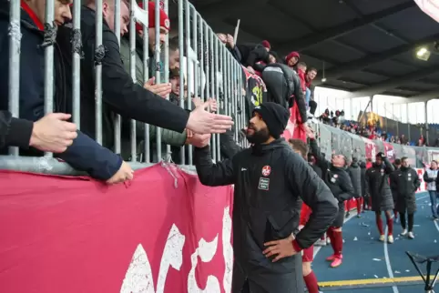  Terrence Boyd hat sich von den Fans des FCK in Braunschweig verabschiedet – wie sich nun zeigt. 