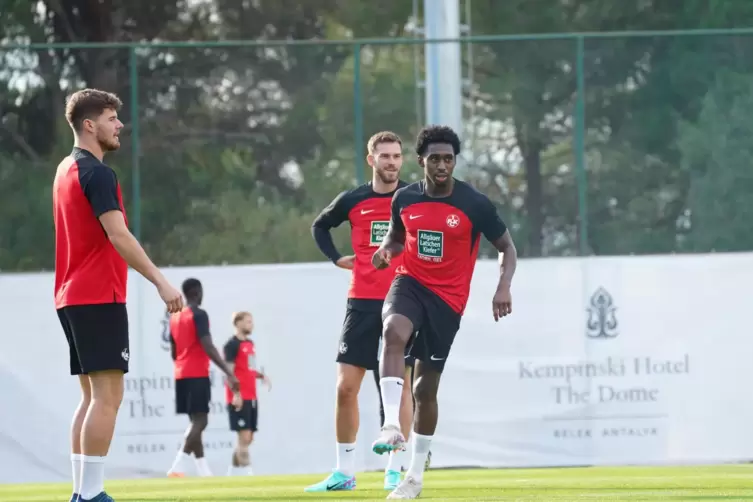 Frank Ronstadt bei einer Trainingseinheit in Belek. 