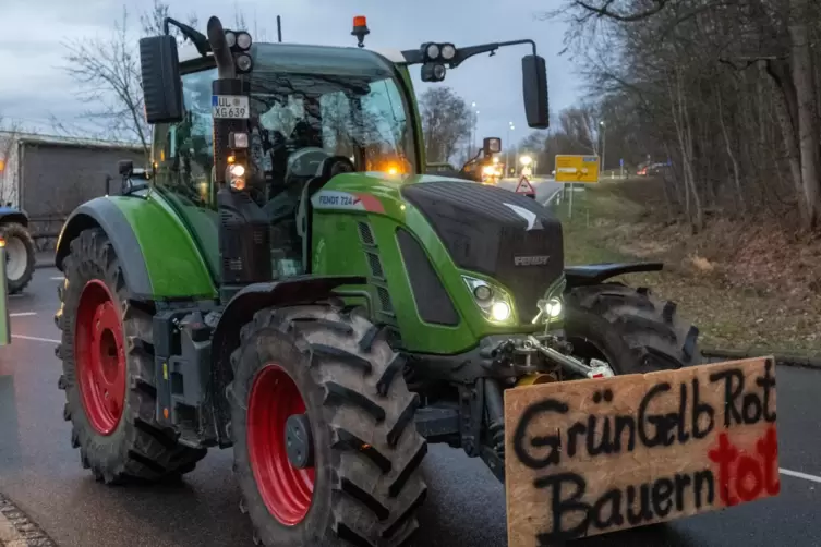Vertreter von SPD und Grünen wollen bei der Bauern-Demo in LU sprechen.