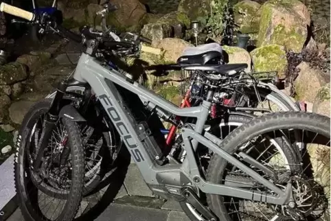Die Polizei stellte drei Fahrräder sicher.