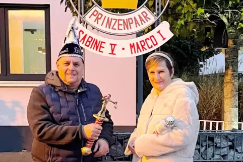 Das Prinzenpaar der BiKaGe: Marco I. und Sabine V.