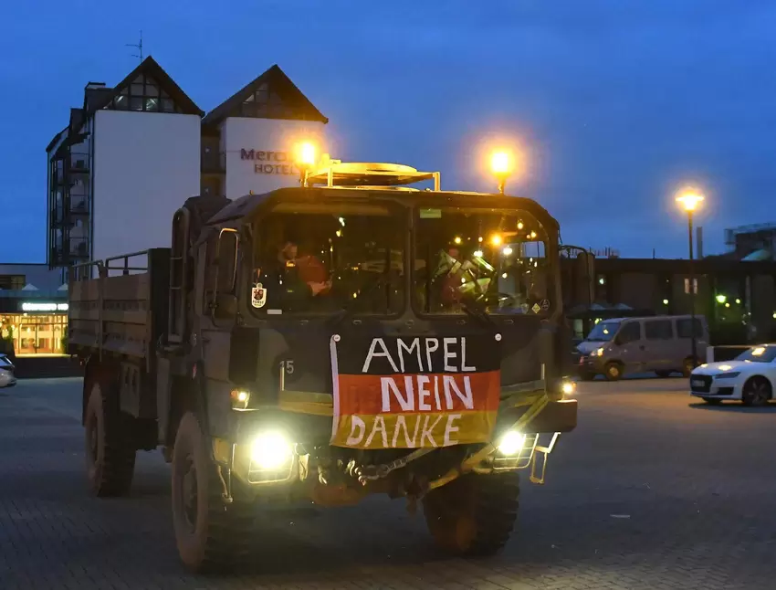Nicht nur landwirtschaftliche Fahrzeuge waren unterwegs.