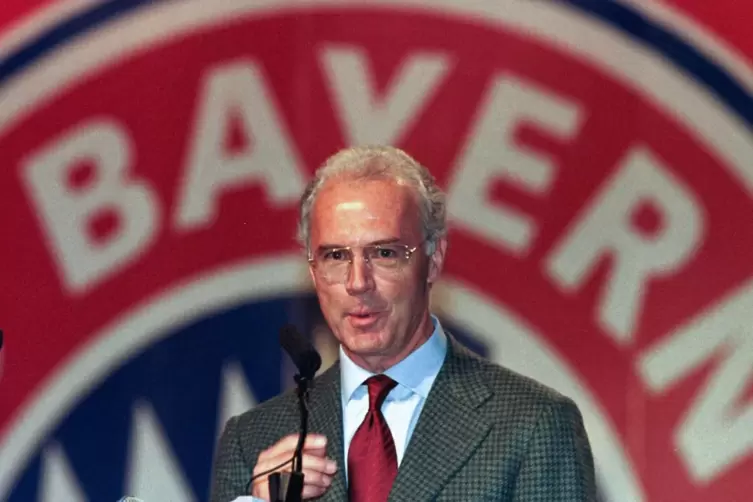Franz Beckenbauer - der Stolz des FC Bayern M&uuml;nchen. 