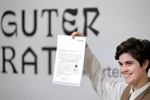 Marlene Engelhorn bei der Präsentation des „Guten Rats“ zur Verteilung ihres Erbes.
