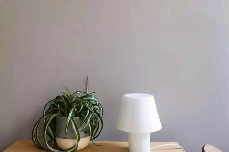 Ausverkauft: Vintage Lampe &bdquo;While Mushroom&ldquo;. 