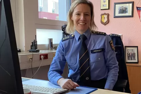 Katja Weickert freut sich auf die neue Aufgabe bei der Wasserschutzpolizei.
