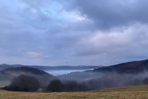 So präsentierte sich ein „Dezembermorgen zwischen Wörsbach und Olsbrücken“. 