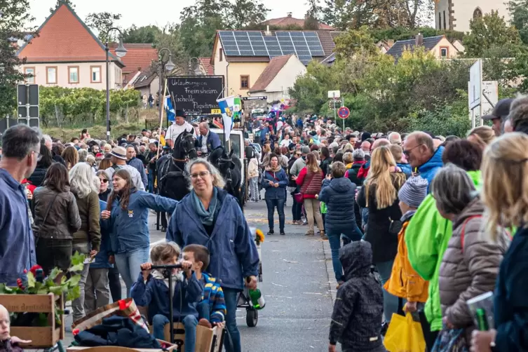 &Uuml;ber 8000 dankbare Zuschauer waren im Oktober zum Winzerfest-Umzug nach Bockenheim gekommen. Sind angesichts der beh&ouml;rdlichen Au