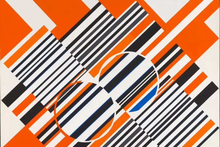 G&uuml;nter Fruhtrunk: &bdquo;Umkehrende Reihe, &Eacute;tude No 4&ldquo;, 1962/1963. 