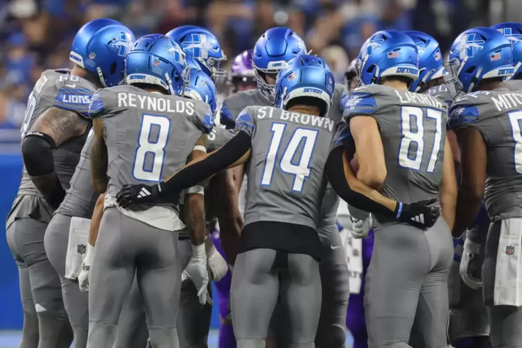 Anf&uuml;hrer: St. Brown z&auml;hlt zu den drei Teamkapit&auml;nen der Lions. 