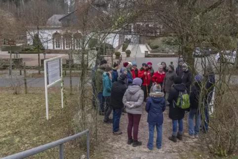 Winterliche Wanderfreuden am Wildrosengarten.