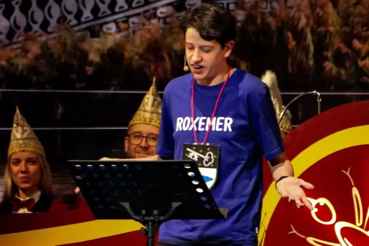 Jonas Wild gibt hier den &bdquo;Roxemer Bu&ldquo;. 