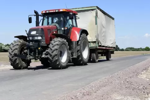 Ein Teil des bereits ausgebauten und genutzten Pfalzmarktwegs ist die Nordwestumfahrung für Landwirte zwischen Ruchheim und Mutt