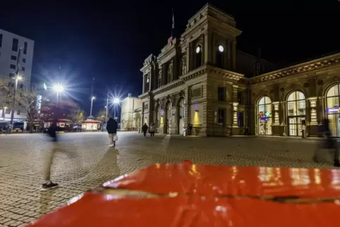  Wegen einer „unkonkreten Bedrohungslage“ räumte die Polizei am 10. Januar das Mainzer Bahnhofsgelände. 