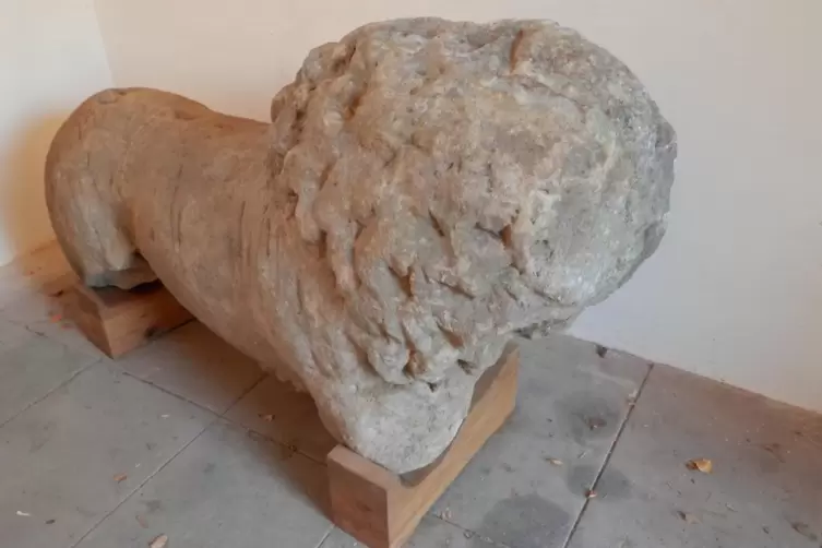 Bei den ausgestellten L&ouml;wen handelt es sich um die wohl gr&ouml;&szlig;ten Grabskulpturen aus r&ouml;mischer Zeit in der Pfalz.