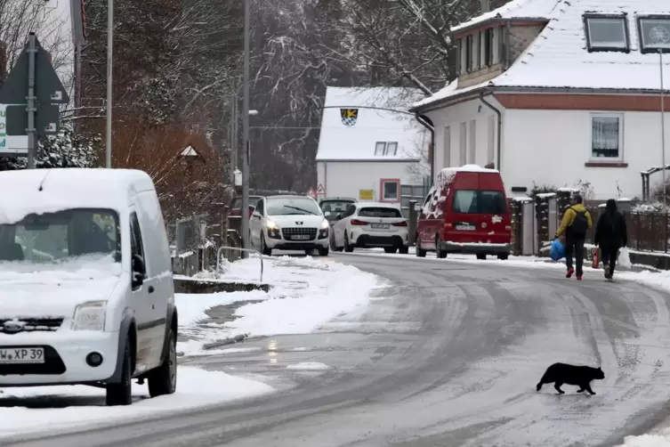 In der S&uuml;dpfalz liegt seit Anfang der Woche Schnee. 