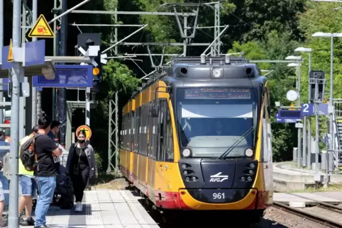 Wegen der Witterung setzen die Stadtbahnen einige Stunden aus. 