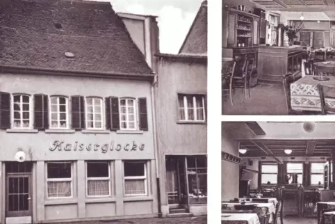 Die „Kaiserglocke“ in der Speyerer Straße entwickelte sich ab 1903 zu einer beliebten Gaststätte. 