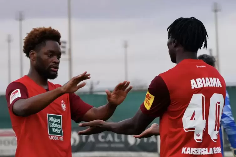 Wintertransfers: Dickson Abiama (rechts) und Ba-Muaka Simakala. 