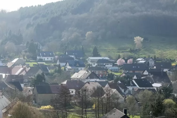 Ortsansicht von Lohnweiler aus dem Jahr 2014. 