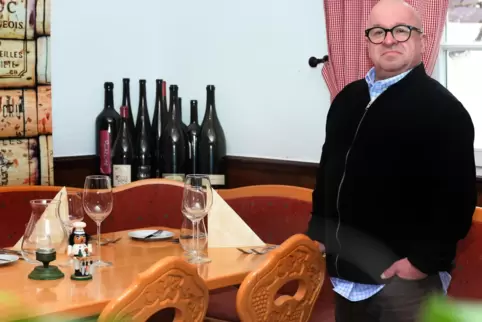 Hofft auf Gäste in seinem Landgasthof: Thomas Walter. 